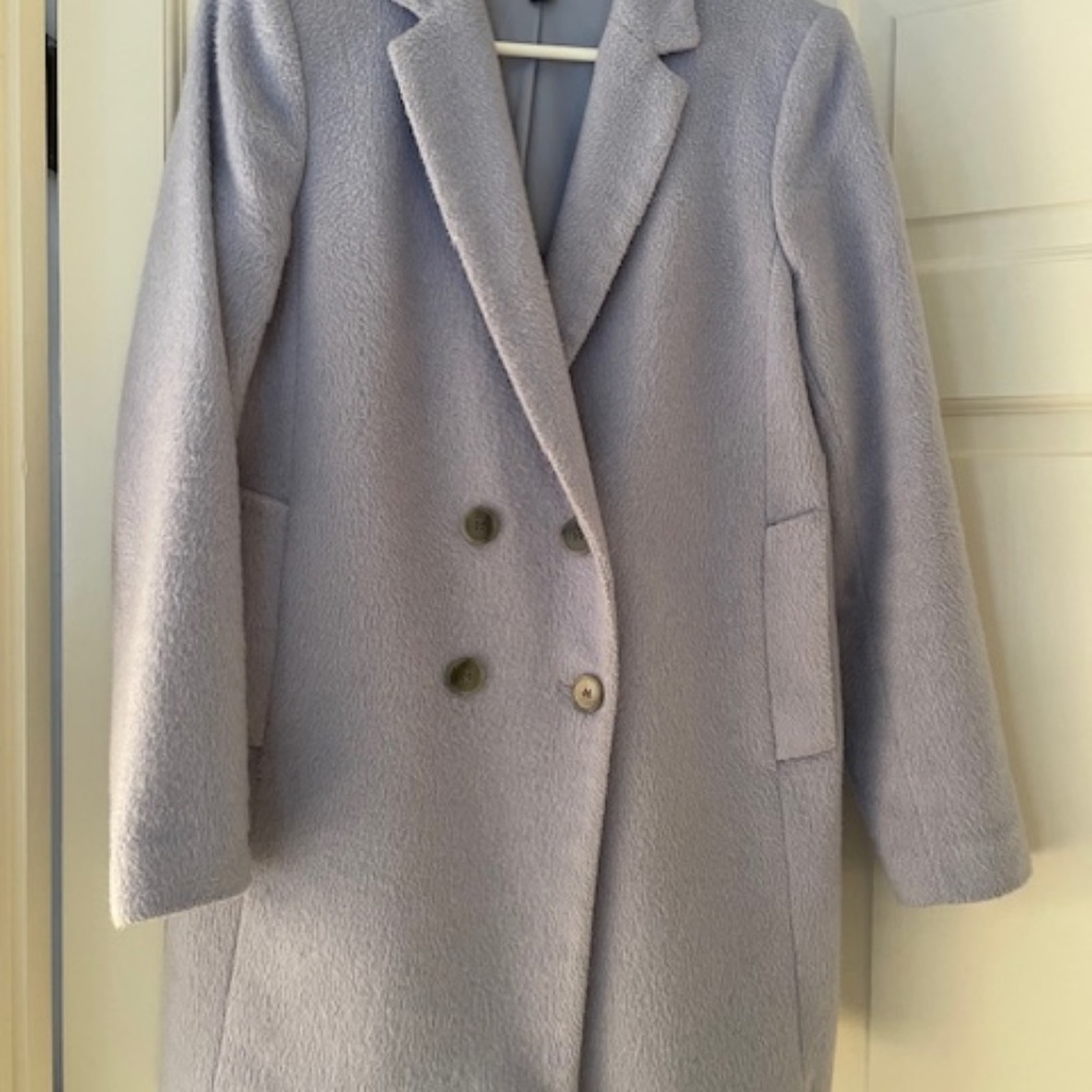 Ann Taylor Soft double breasted wool coat size small